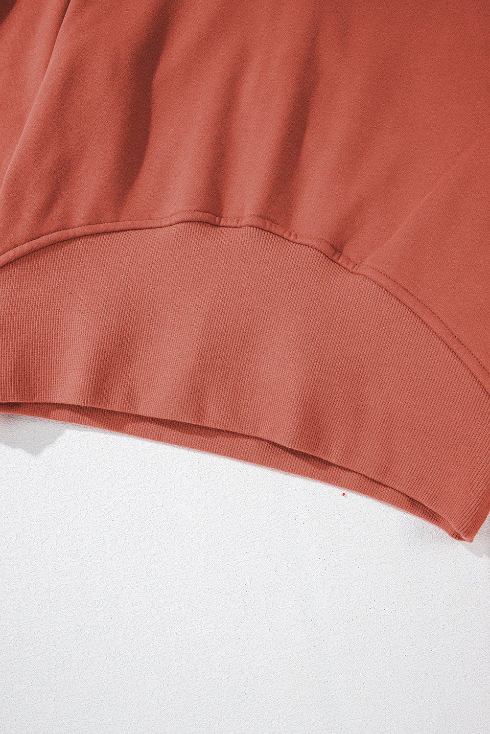 Bonbon Fleece Lined Zip Up Stand Collar Thumbhole Sleeve Sweatshirt