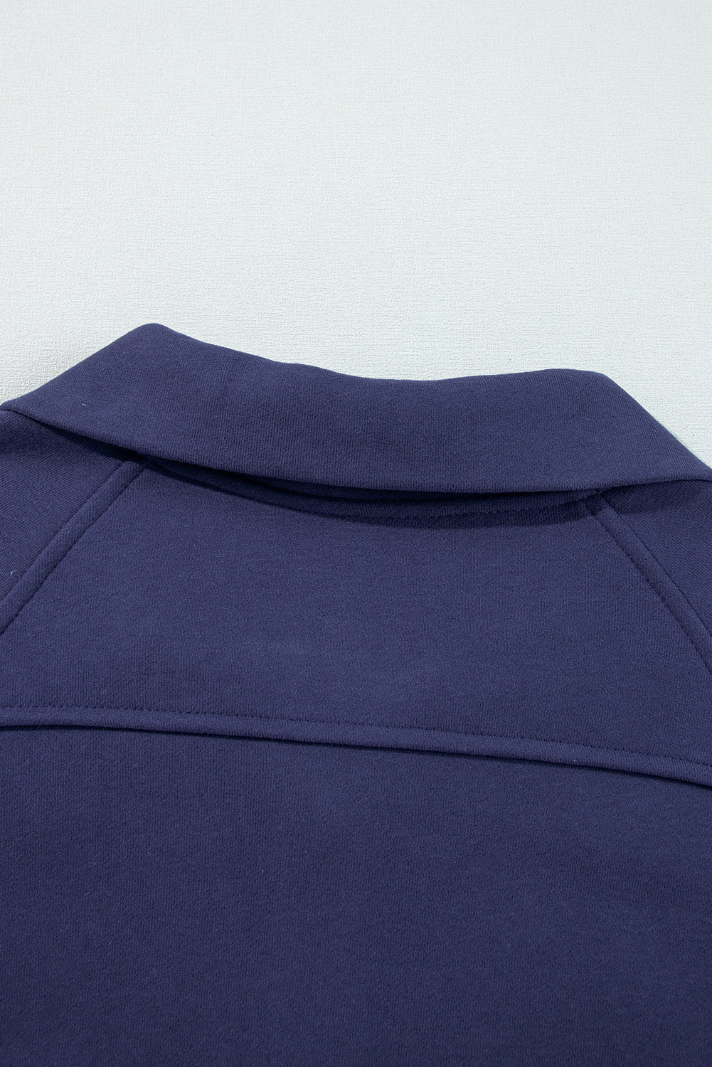Bonbon Fleece Lined Zip Up Stand Collar Thumbhole Sleeve Sweatshirt