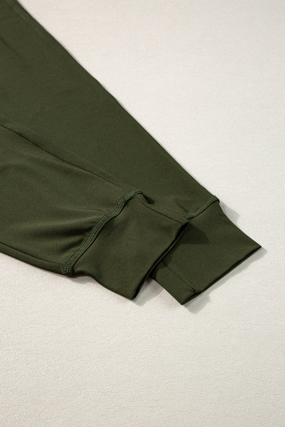 Gray Drawstring Waist Pocketed Joggers