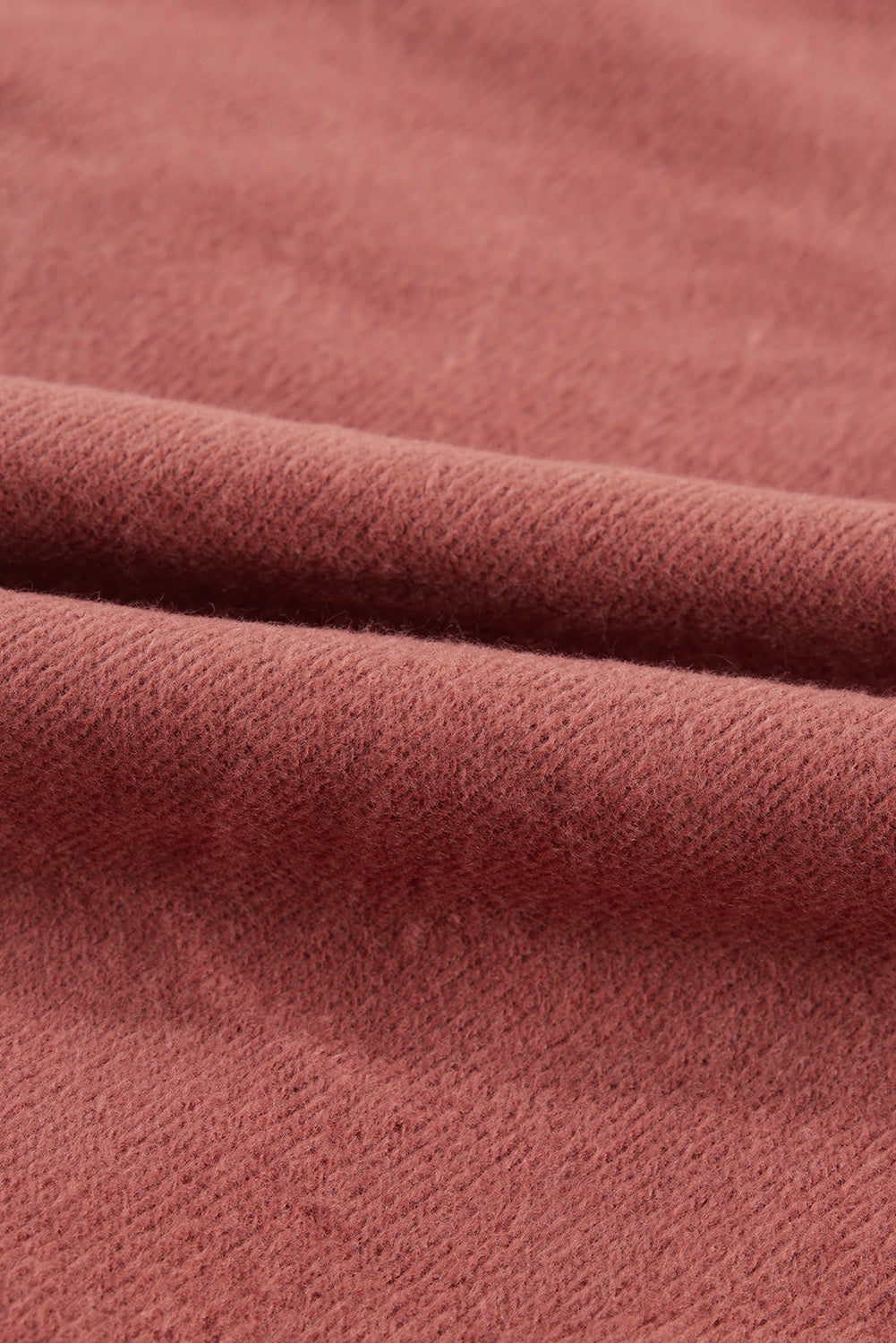 Bonbon Fleece Lined Zip Up Stand Collar Thumbhole Sleeve Sweatshirt